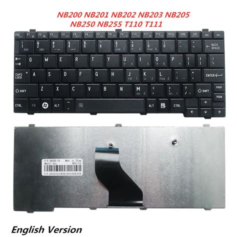 Teclado Ingl S Para Ordenador Port Til Toshiba Accesorio Para Nb