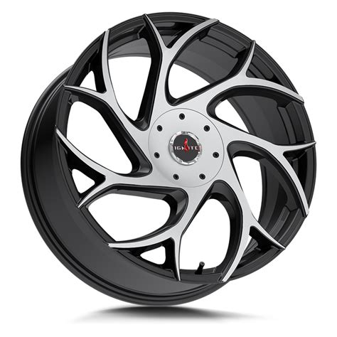 The Inferno Wheel By Ignite In Gloss Black Machined Strada Wheels