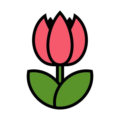 Tulip Flower Svg