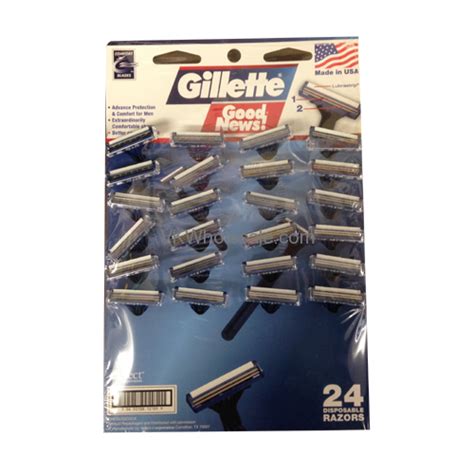 Gillette Good News Disposable Razors 24 Pcs Disposable Razors Wholesale