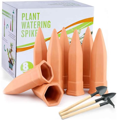 SmartiLiving Plant Watering Globe Drip Irrigation Stakes Extra Large