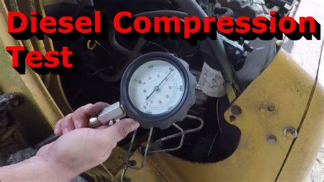 Compression Testing A Diesel Engine Perkins 4 Cylinder Diesel Youtube