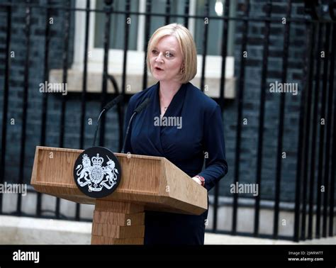 New Uk Prime Minister Liz Truss Gives Her First Speech At Downing