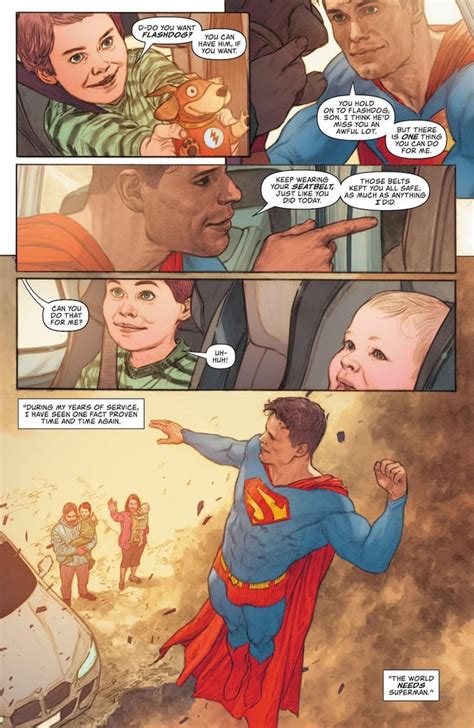 Superman Having Small Talk With The People He Saves Is A Very Effective