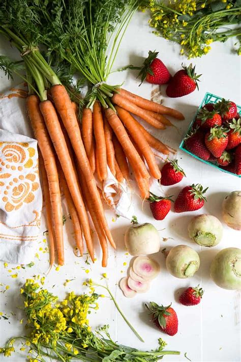 Strawberry Carrot Cake With Candied Radish And Rapini Flowers The