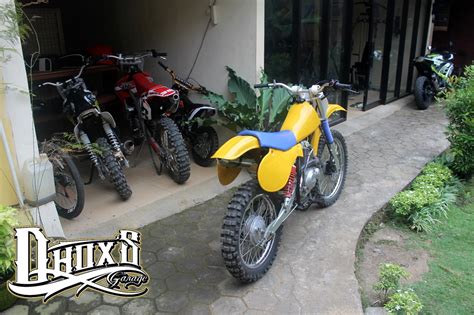 Tangki Knalpot Kustom Suzuki Thunder 125 Modifikasi Trail Klasik