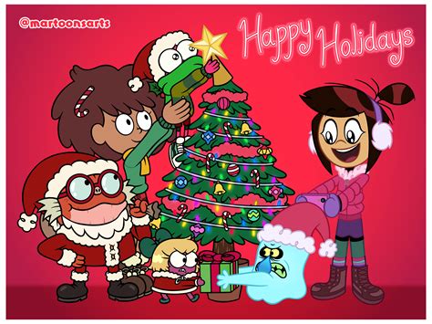 Amphibia And Molly Mcgee Christmas Crossover By Martoonsarts On Deviantart