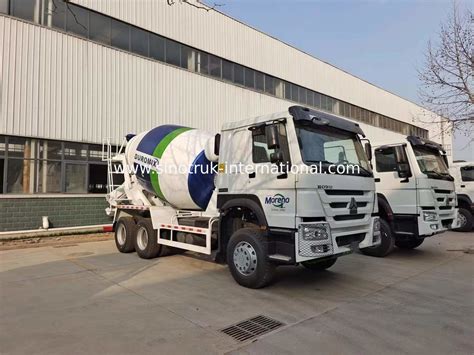 Howo Sinotruk Concrete Mixer Truck Hp White Euro Ii Zz N W