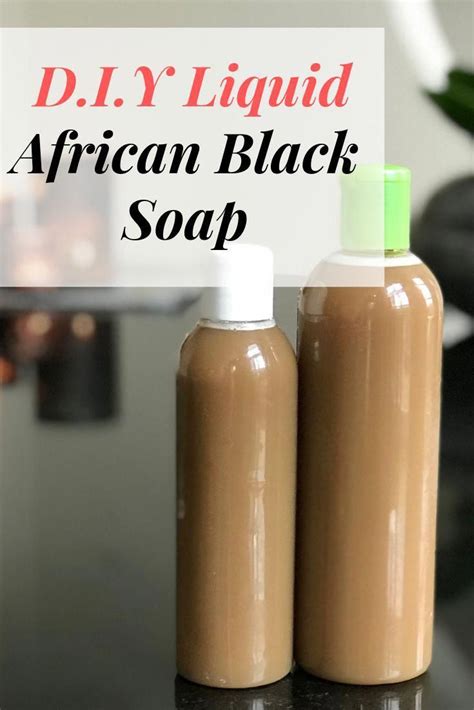 How To Make Liquid African Black Soap Liquid African Black Soap Recipe