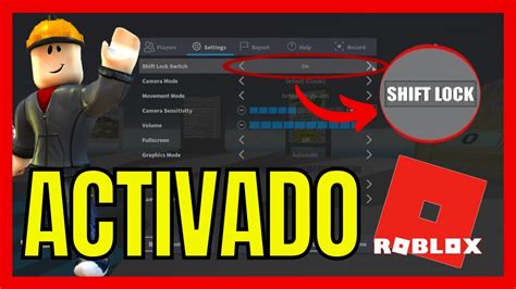 COMO ACTIVAR EL SHIFT LOCK EN ROBLOX PC YouTube