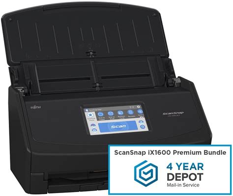 ScanSnap IX1600 Premium Color Duplex Document Scanner For 58 OFF