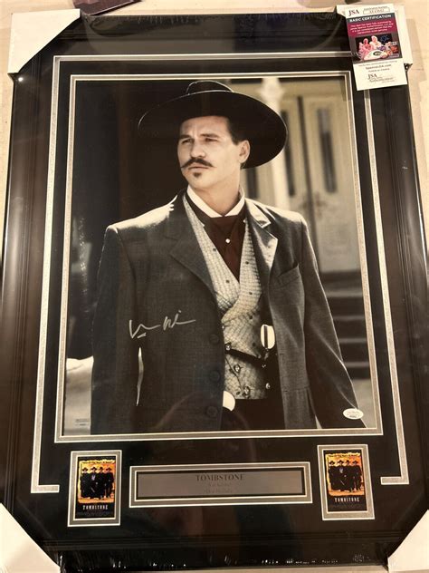 Val Kilmer Autograph Signed Tombstone 16x20 Photo Black Framed Etsy