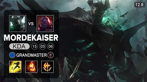 Mordekaiser Vs Sion Top EUNE Grandmaster Patch 12 8 Season 12 YouTube