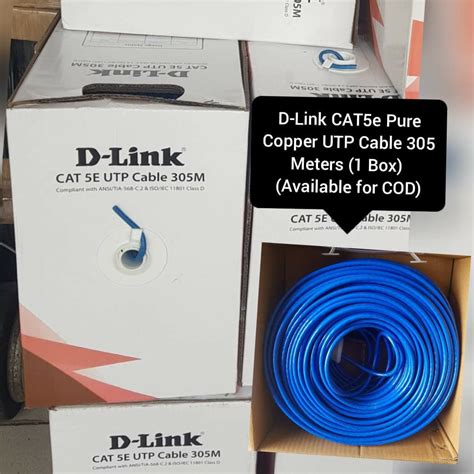 D Link Pure Copper UTP Cable Cat5 Cat6 Computers Tech Parts