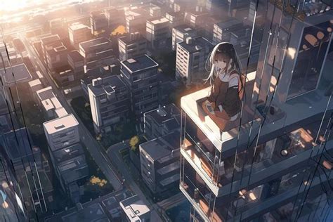 Anime City Stock Photos, Images and Backgrounds for Free Download