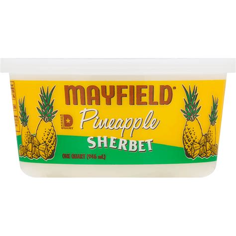 Pineapple Sherbet Quart - Mayfield Dairy Farms®