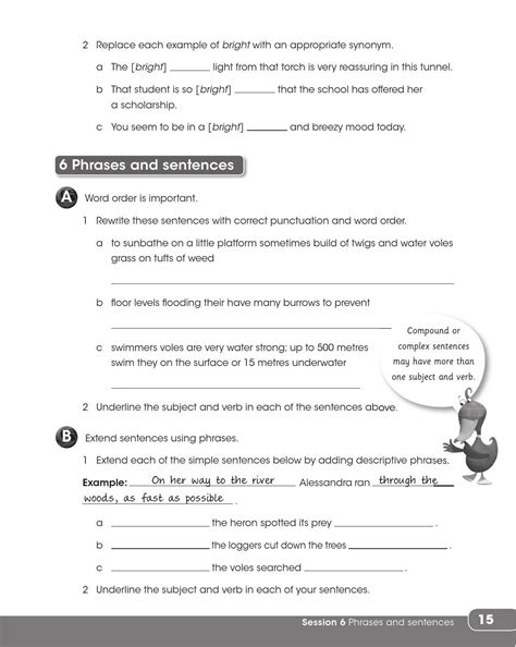 Grade Cambridge Primary English Worksheets