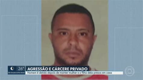 Vídeo Suspeito de agredir e manter ex companheira em cárcere privado é