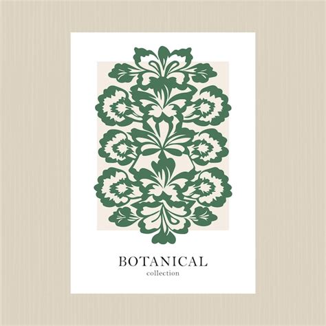 Premium Vector Retro Cut Outs Floral Composition Botanical Collection