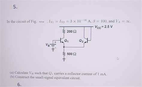 Solved In the circuit of Fig below IS1 IS2 310 16A β 100 Chegg