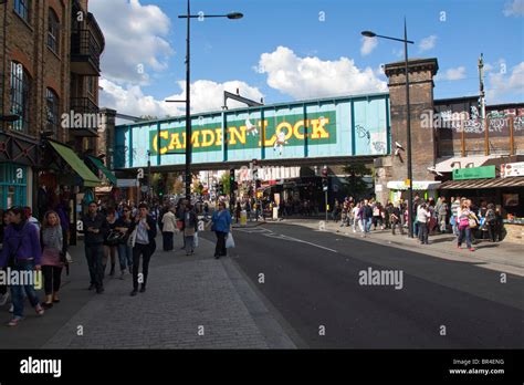Railway Bridge At Camden Lock Market London England Uk 105676 Camden