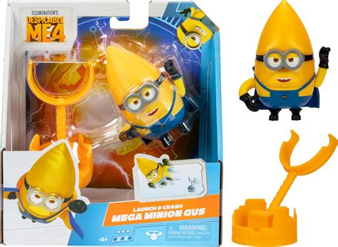 Minions Despicable ME 4 Launch Crash Mega Gus Action Figure Launch