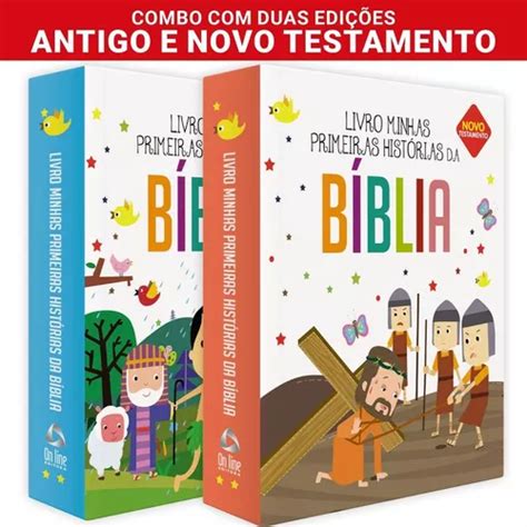 Coleção Minhas Primeiras Histórias Da Bíblia Antigo E Novo