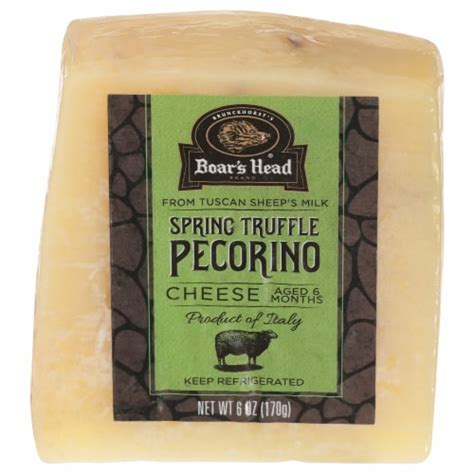 Boars Head Spring Truffle Pecorino Cheese 6 Oz King Soopers