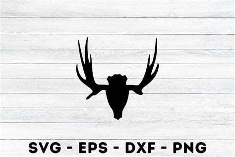 Deer Antler Silhouette Deer Antler Svg Graphic By Magaart · Creative