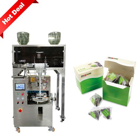 Automatic Nylon Pyramid Tea Bag Packing Machine Triangle Tea Bag