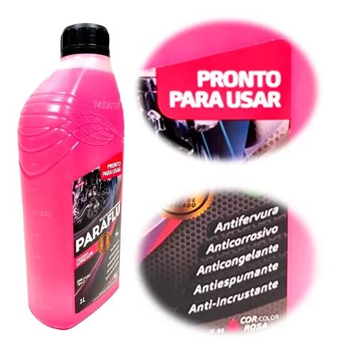 Aditivo Radiador Paraflu Rosa Pronto Para Uso Bio Org Nico Mercadolivre