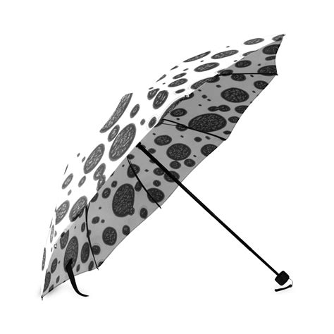 Black Spots Foldable Umbrella Model U01 Id D893687