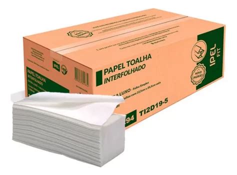 Papel Toalha Interfolha Folha Dupla Uso Geral Luxo Extra