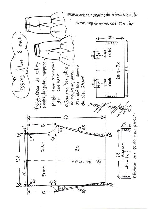 Cal A Bailarina Legging Flare Para Malha Diy Marlene Mukai Molde