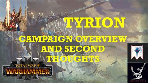 Total War Warhammer 3 Immortal Empires Tyrion High Elves Campaign