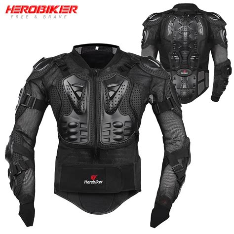 Herobiker Motorcycle Jacket Full Body Armor Chest Motocross Racing