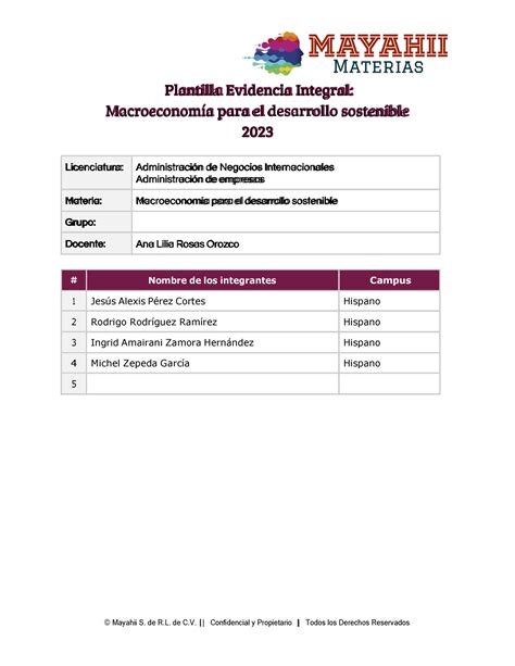 Copia de Plantilla de Evidencia Integral Macroeconomía Enero 2023 7