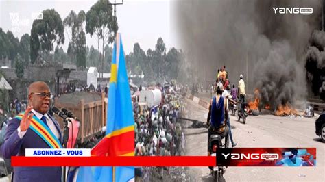 Urgent President Felix Tshisikedi En Direct De Kinshasa Population Ba