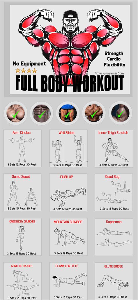 Beginner Full Body Workout No Equipment | EOUA Blog