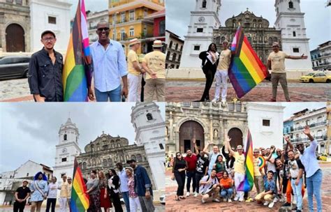 La Comunidad Lgbtiq Iza Su Bandera Para Conmemorar El Mes Del Orgullo