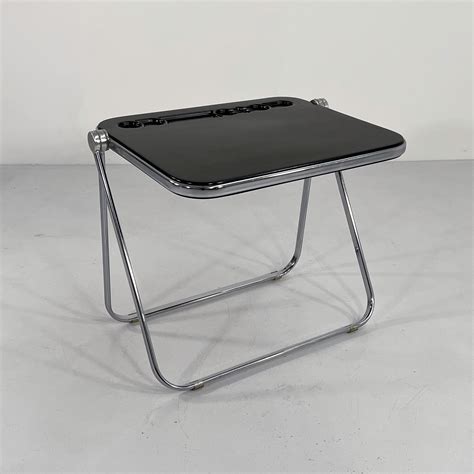 Black Platone Folding Desk By Giancarlo Piretti For Anonima Castelli