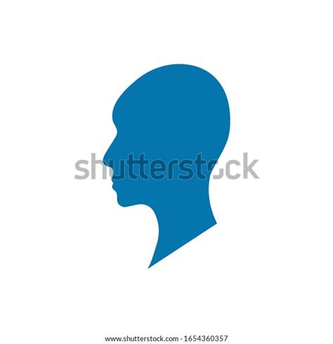 Side View Silhouette Bald Gender Neutral Stock Vector Royalty Free 1654360357 Shutterstock