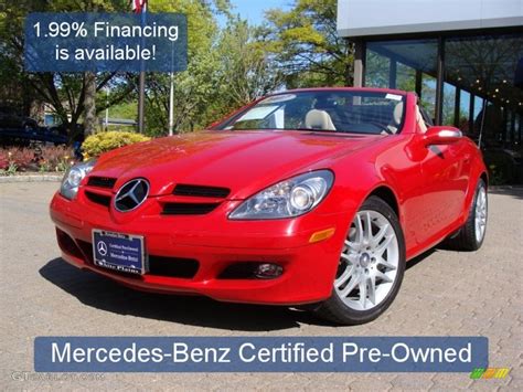 2007 Mars Red Mercedes Benz Slk 280 Roadster 29064880