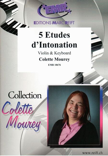 5 Etudes D Intonation By Colette Mourey Violin Sheet Music Sheet