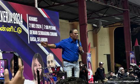 Saravanan Nafi Kecam Anwar Di Kuala Kubu Bharu