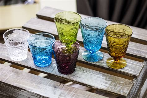 Бокалы KAEW THI, Стекло. > Цветные стаканы Handmade Glass купить в ...