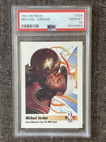 1991 GEM MT Skybox Michael Jordan Basketball Card EBay