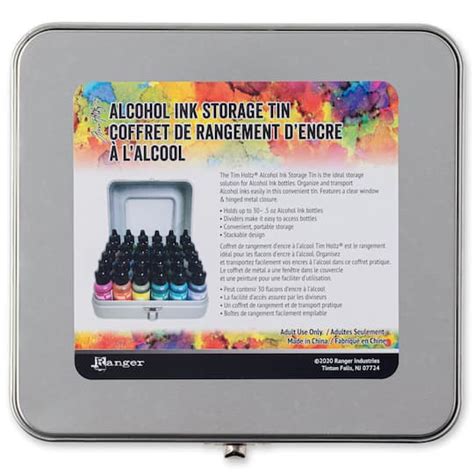 12 Pack Ranger Tim Holtz® Alcohol Ink Storage Tin Bulk Storage Michaels