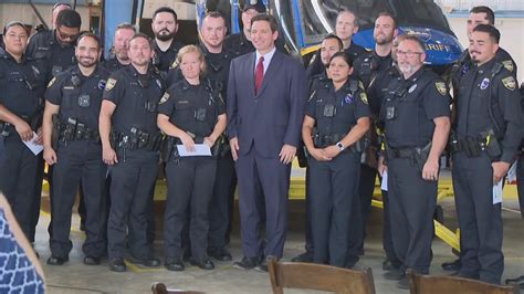 Gov Desantis Announces Bonuses For First Responders