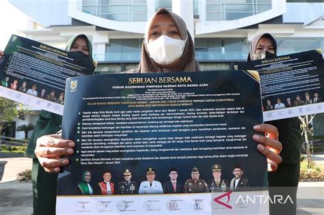 Forkopimda Banda Aceh Keluarkan Seruan Larangan Merayakan Pergantian